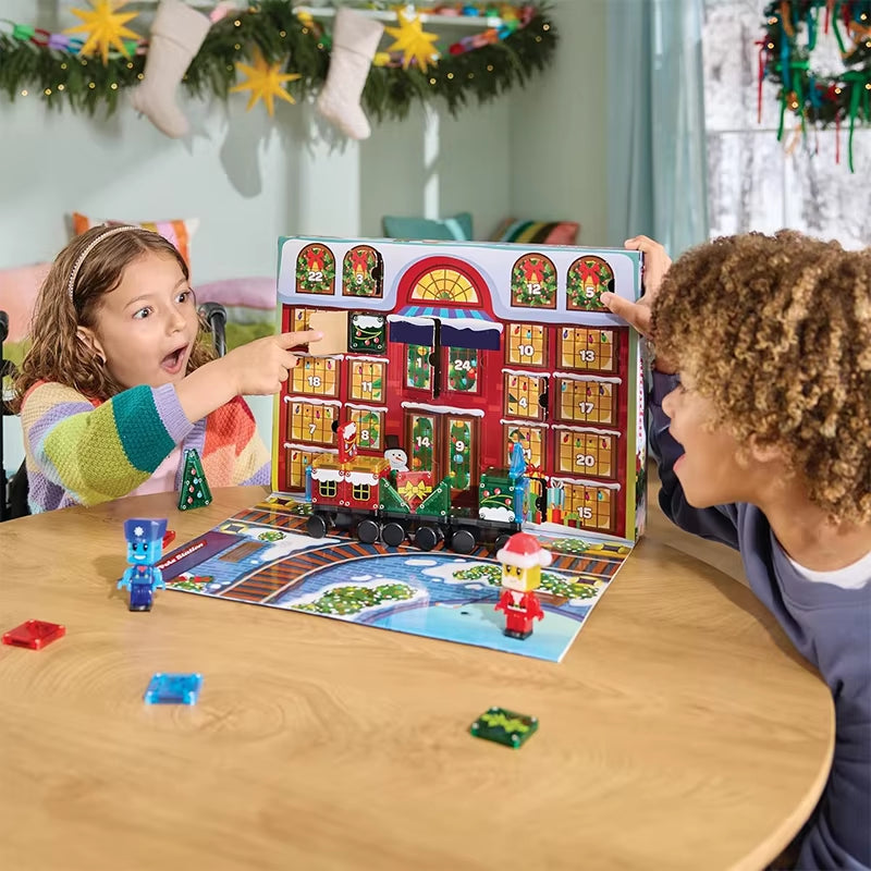 Magical Magnetic Santa Claus Train Advent Calendar - 24 Days of Festive Surprises!