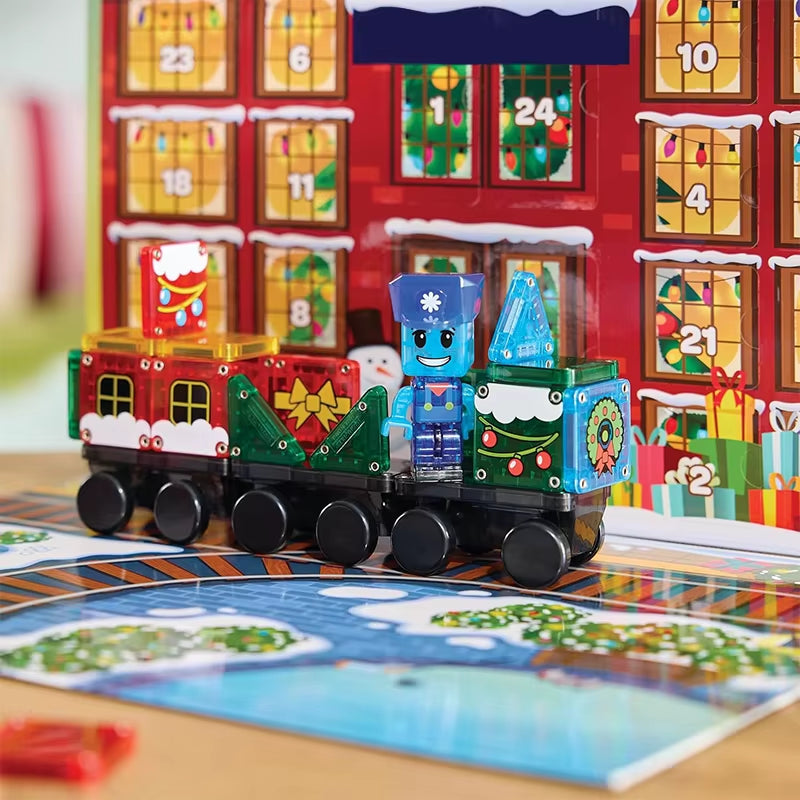 Magical Magnetic Santa Claus Train Advent Calendar - 24 Days of Festive Surprises!