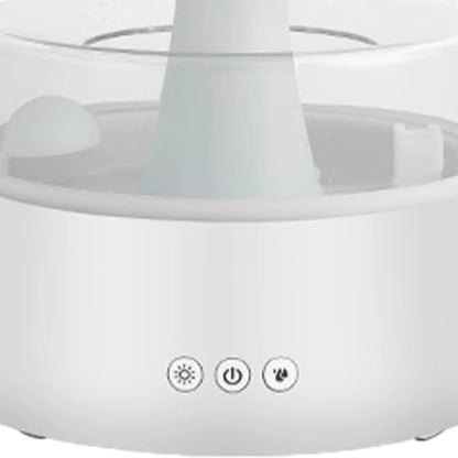 Mushroom Humidifier Rain Drop Sleeping Relaxing Rain Cloud Humidifier Water Drip with 7 Color Light for Home Office Bedroom