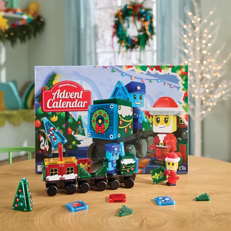 Magical Magnetic Santa Claus Train Advent Calendar - 24 Days of Festive Surprises!